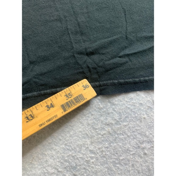 Mens L Tahoe Smokeless Fishing Set the Hook Graphic T Shirt Men Black distressed - Picture 3 of 7